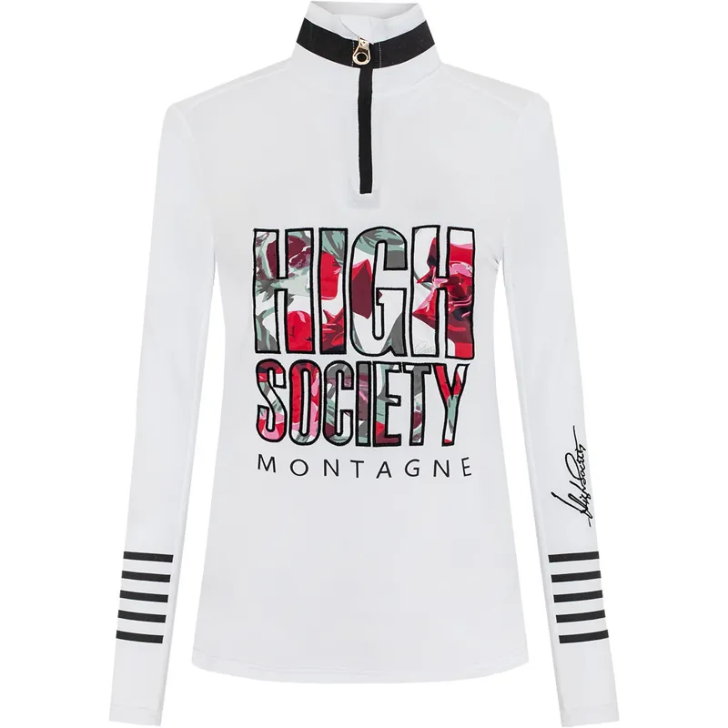 2024 High society Yasha Womens midlayer white roses